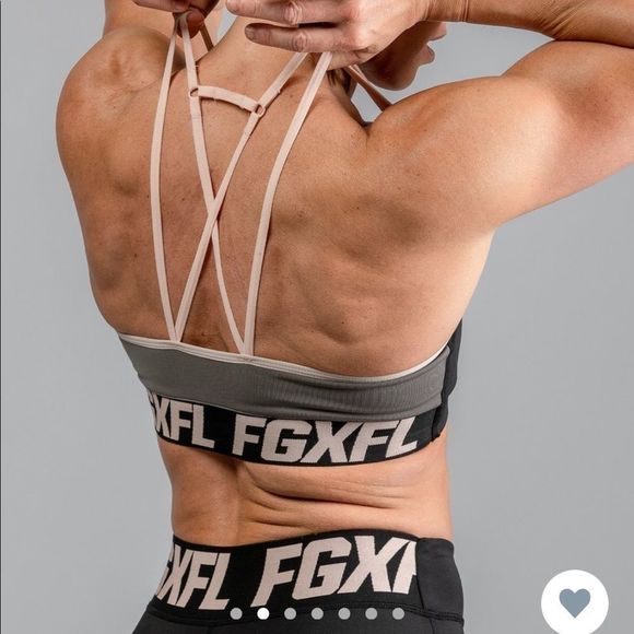 EUC Flag Nor Fail Tri Color bra sz med black blush - Picture 2 of 9